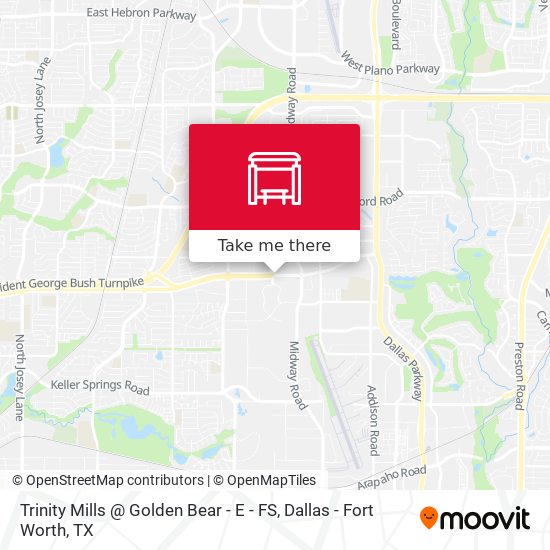 Trinity Mills @ Golden Bear - E - FS map