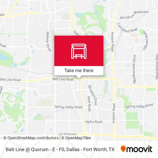 Belt Line @ Quorum - E - FS map