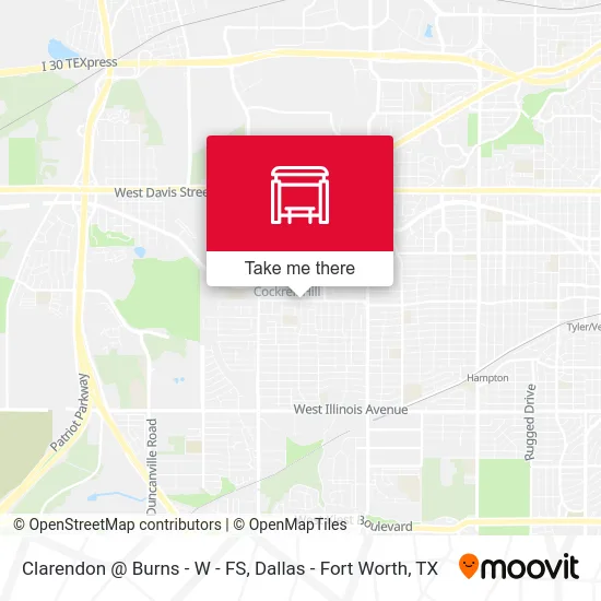 Clarendon @ Burns - W - FS map