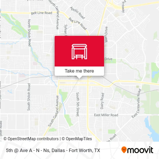 5th @ Ave A - N - Ns map