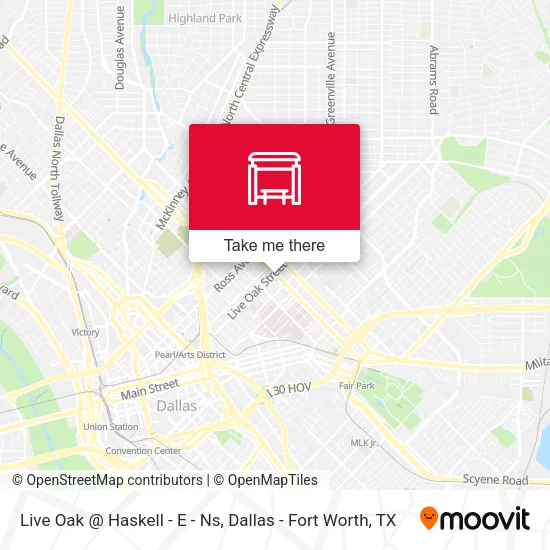 Live Oak @ Haskell - E - Ns map