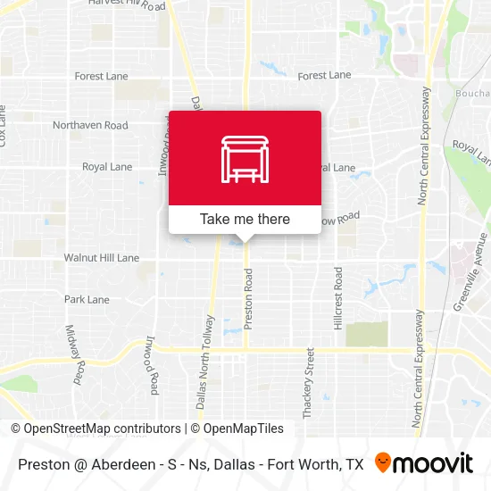 Preston @ Aberdeen - S - Ns map