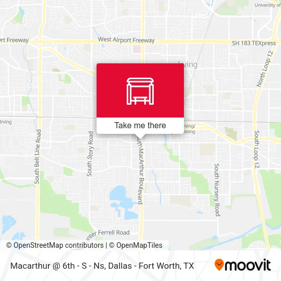 Macarthur @ 6th - S - Ns map