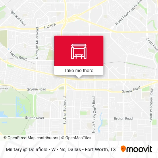 Military @ Delafield - W - Ns map