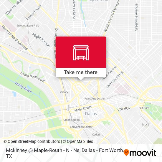 Mckinney @ Maple-Routh - N - Ns map