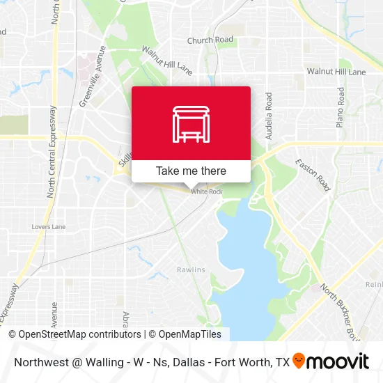 Northwest @ Walling - W - Ns map