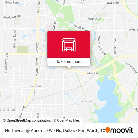 Northwest @ Abrams - W - Ns map