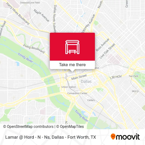 Lamar @ Hord - N - Ns map