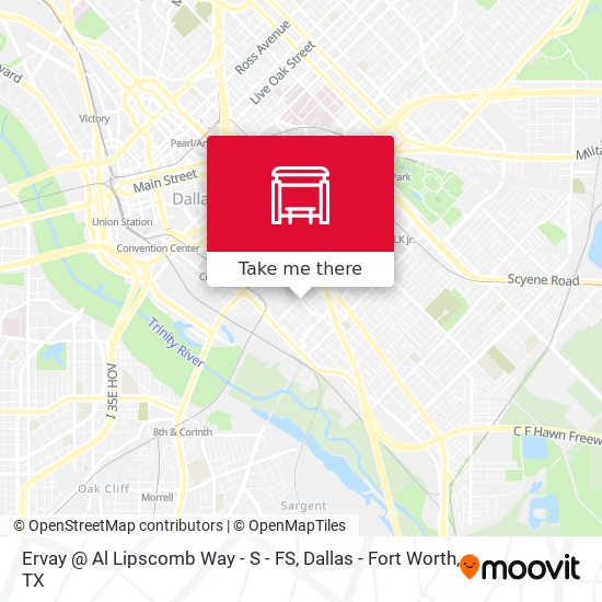 Ervay @ Al Lipscomb Way - S - FS map