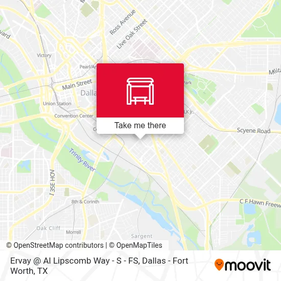 Ervay @ Al Lipscomb Way - S - FS map