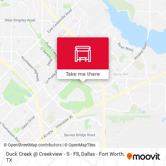 Duck Creek @ Creekview - S - FS map