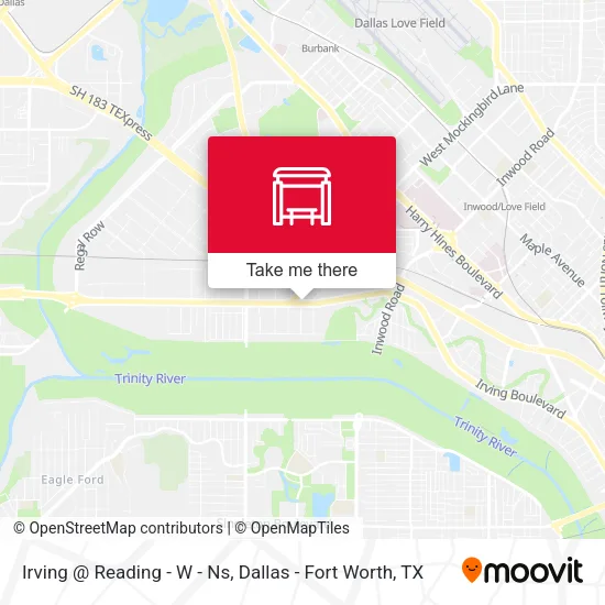 Irving @ Reading - W - Ns map