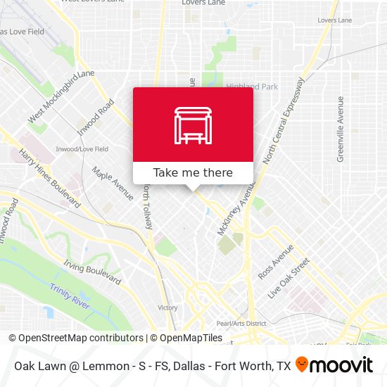 Oak Lawn @ Lemmon - S - FS map