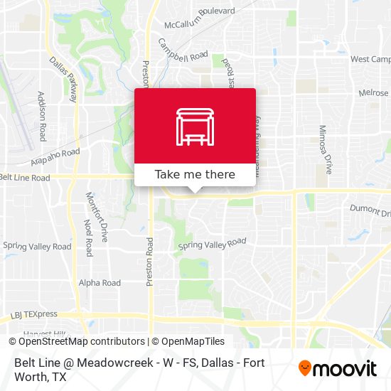 Belt Line @ Meadowcreek - W - FS map