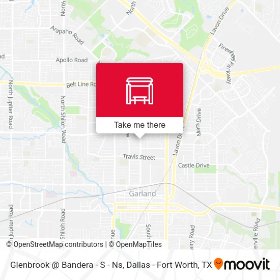 Glenbrook @ Bandera - S - Ns map