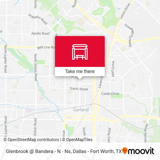 Glenbrook @ Bandera - N - Ns map