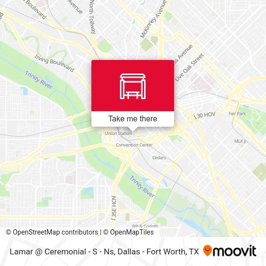 Lamar @ Ceremonial - S - Ns map