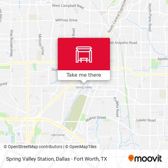 Spring Valley Station map