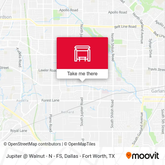 Mapa de Jupiter @ Walnut - N - FS