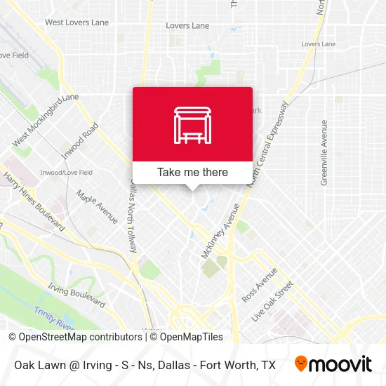 Oak Lawn @ Irving - S - Ns map