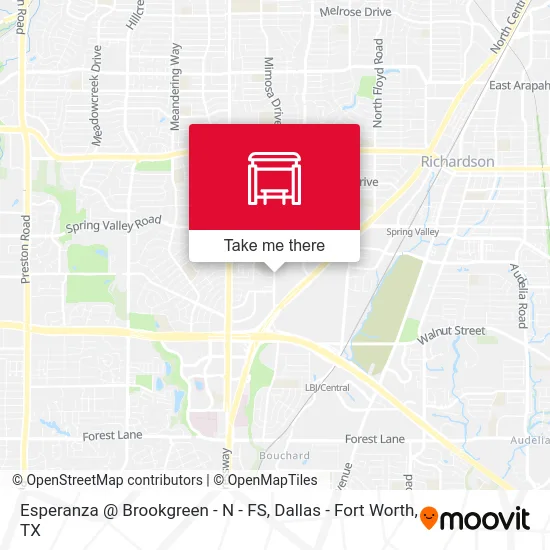 Esperanza  @ Brookgreen - N - FS map