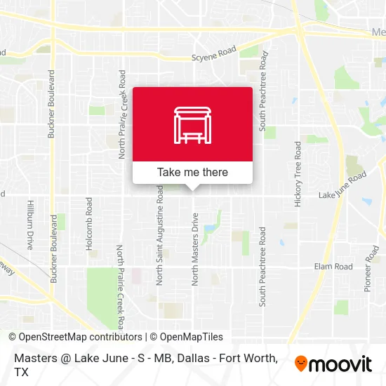 Masters @ Lake June - S - MB map