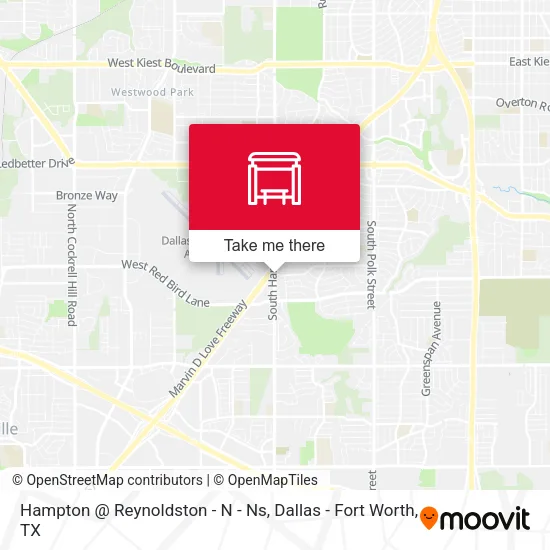 Hampton @ Reynoldston - N - Ns map