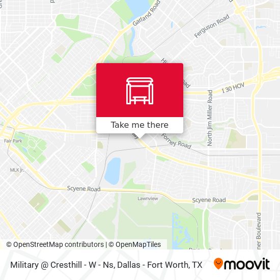 Military @ Cresthill - W - Ns map