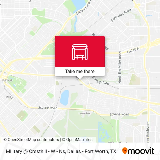 Military @ Cresthill - W - Ns map