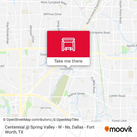 Centennial @ Spring Valley - W - Ns map