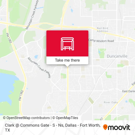 Clark @ Commons Gate - S - Ns map