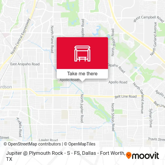 Jupiter @ Plymouth Rock - S - FS map