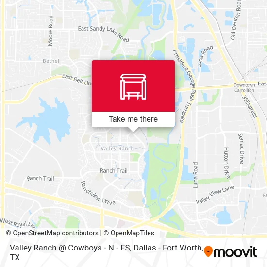 Mapa de Valley Ranch @ Cowboys - N - FS