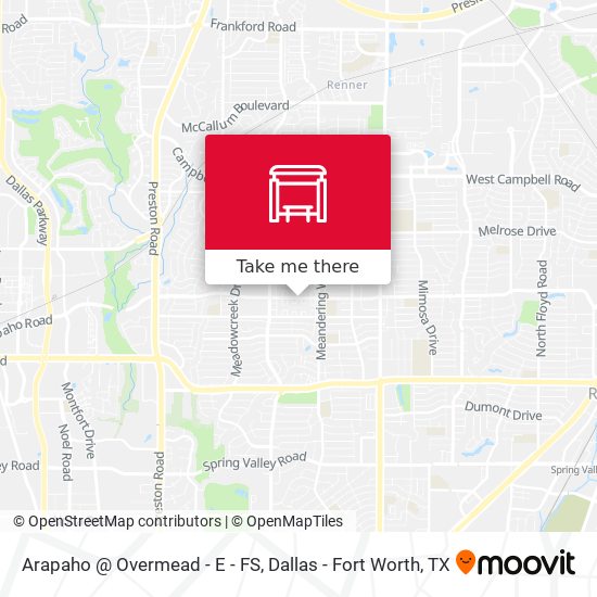 Arapaho @ Overmead - E - FS map