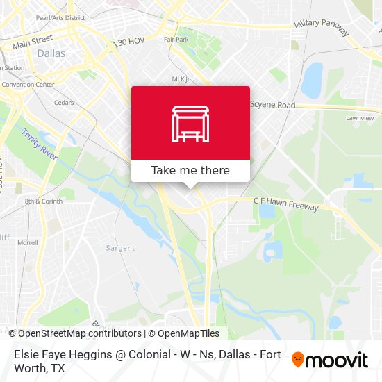 Elsie Faye Heggins @ Colonial - W - Ns map