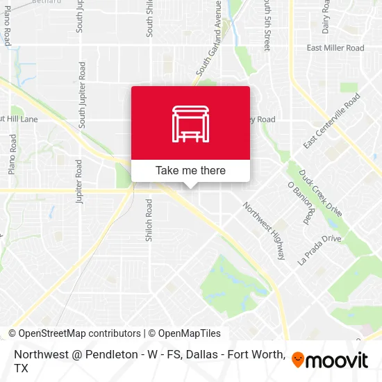Northwest @ Pendleton - W - FS map