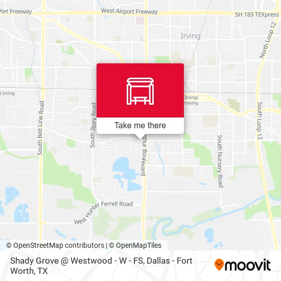 Shady Grove @ Westwood - W - FS map