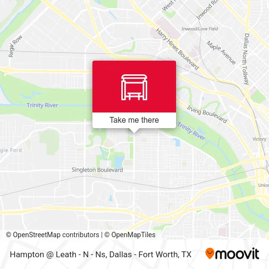 Hampton @ Leath - N - Ns map