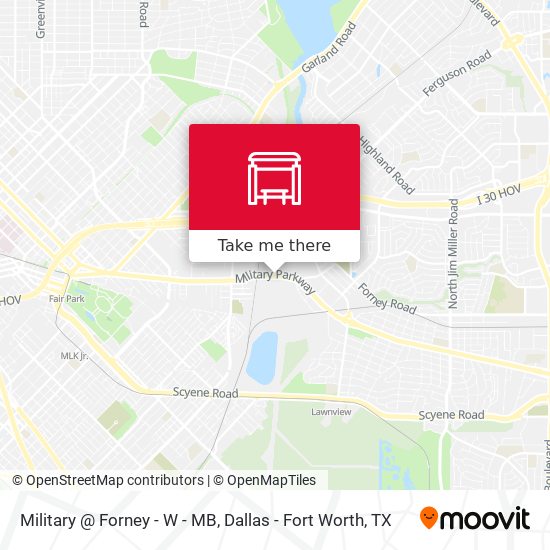 Military @ Forney - W - MB map