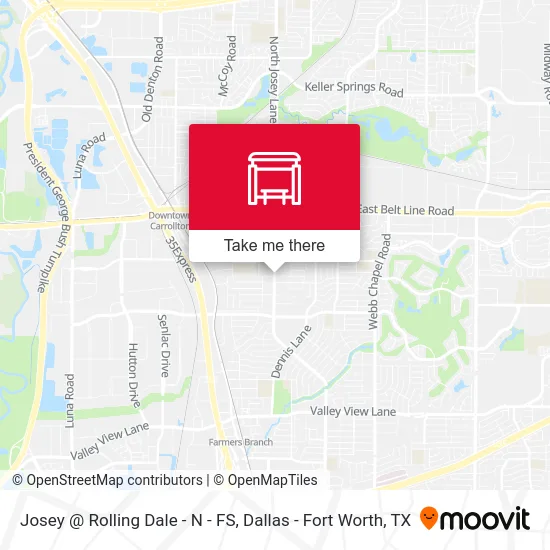 Josey @ Rolling Dale - N - FS map