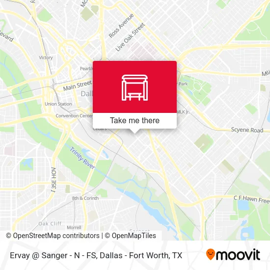 Ervay @ Sanger - N - FS map