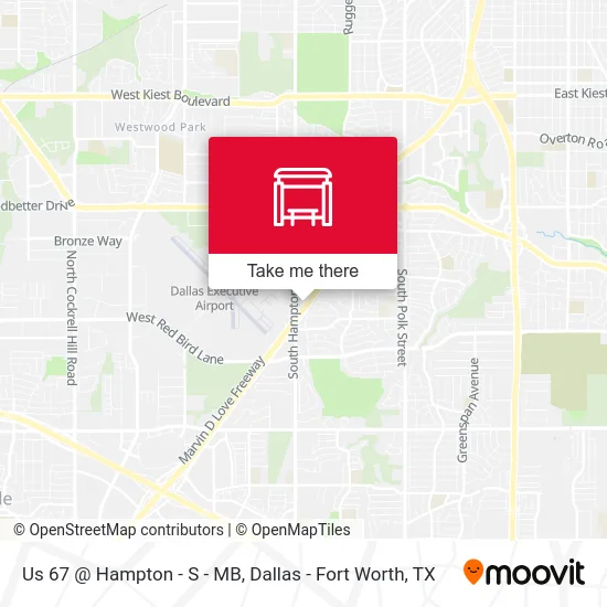Us 67 @ Hampton - S - MB map