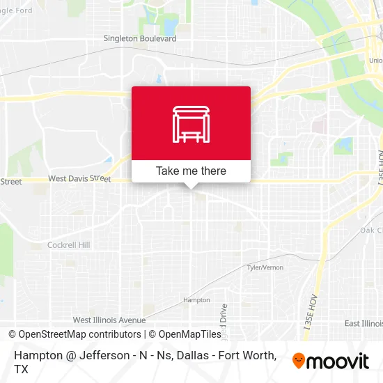 Hampton @ Jefferson - N - Ns map