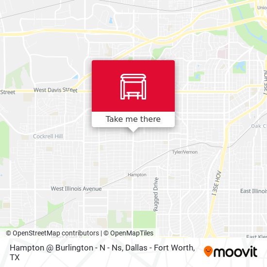 Hampton @ Burlington - N - Ns map
