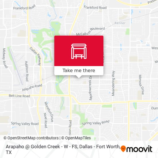 Arapaho @ Golden Creek - W - FS map