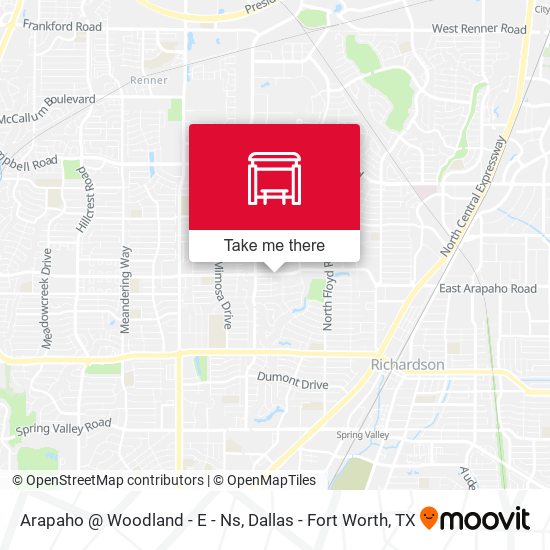 Arapaho @ Woodland - E - Ns map