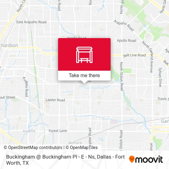 Buckingham @ Buckingham Pl - E - Ns map