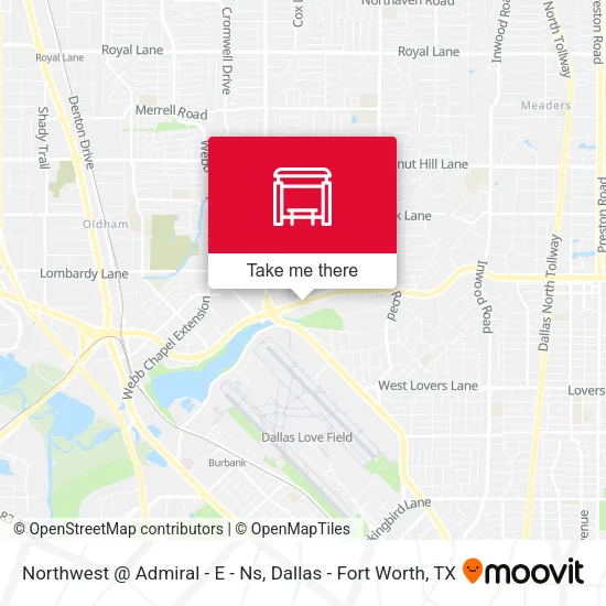 Northwest @ Admiral - E - Ns map