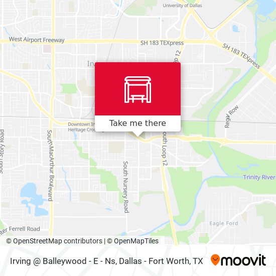 Irving @ Balleywood - E - Ns map