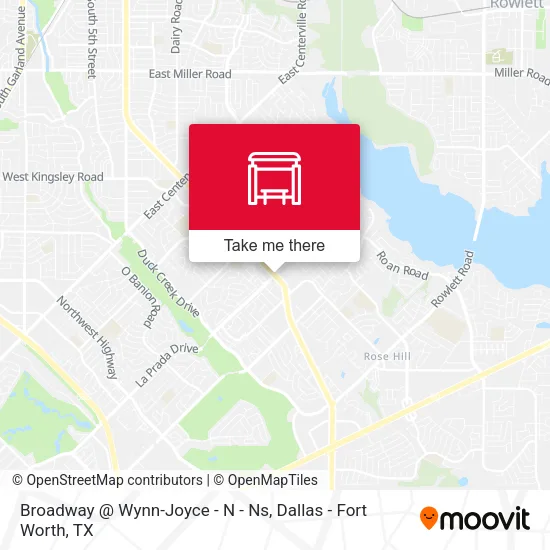 Broadway @ Wynn-Joyce - N - Ns map
